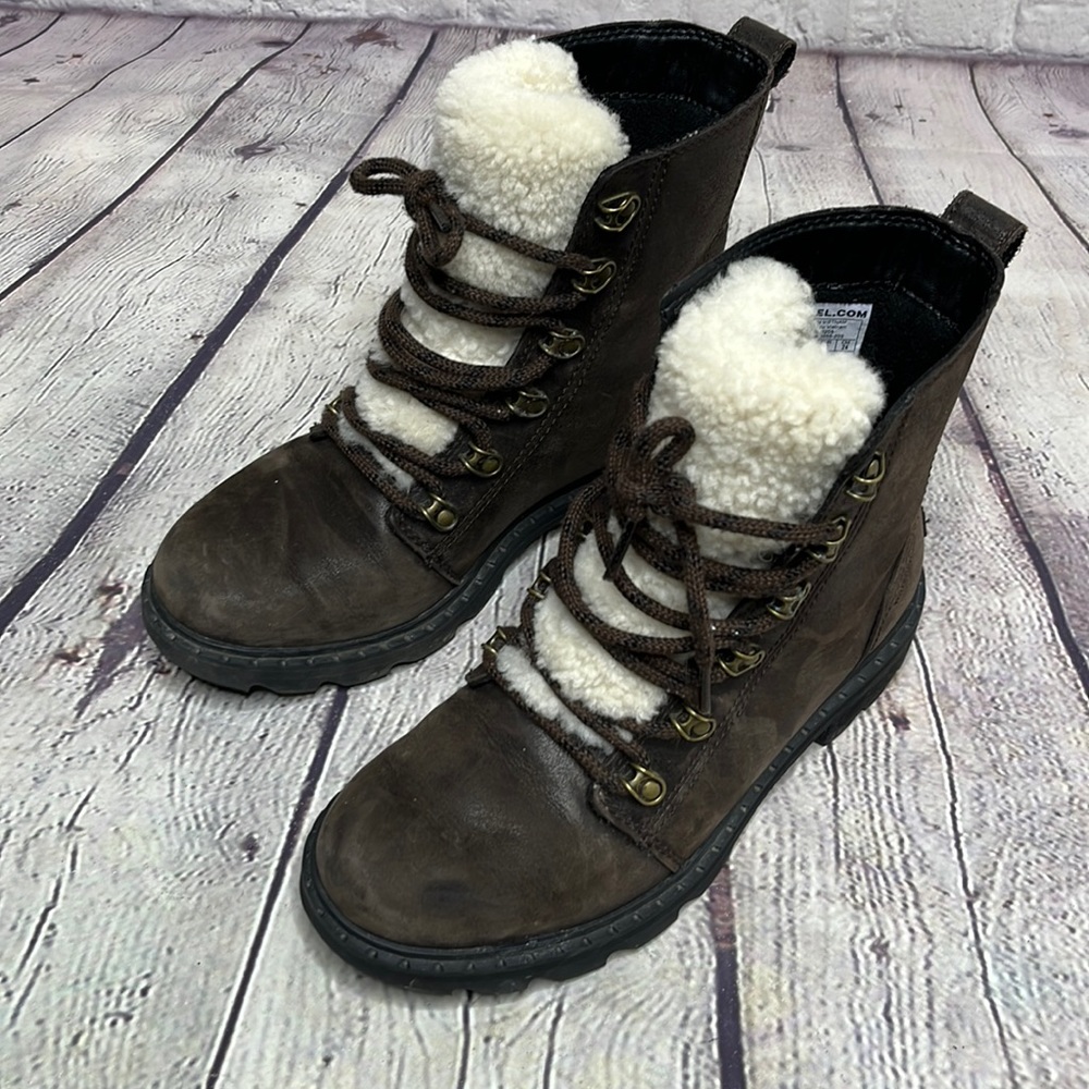 SOREL Lennox Waterproof Lace Up Boots